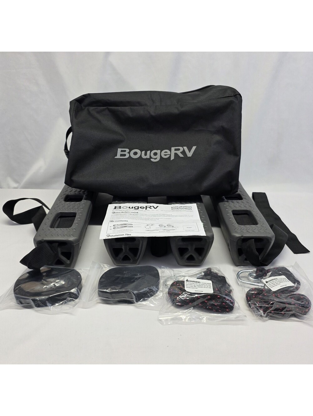 BougeRV Soft Roof Rack Crossbars Kayak Surfboard SKI Carrier Universal System
